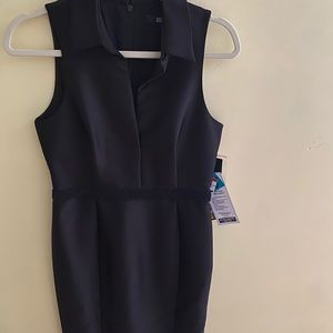 Badgley Mischka Black Dress with Beading